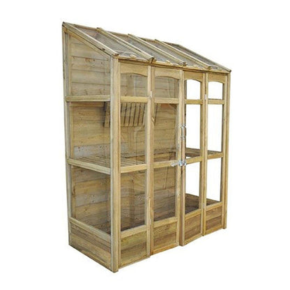 Forest Victorian Tall Wall Greenhouse with Auto Vent - JJ Building Materials