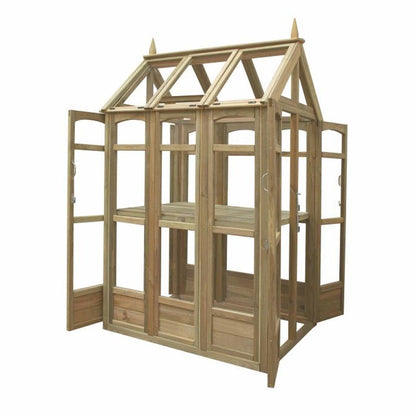 Forest Victorian Walk Around Greenhouse with Auto Vent - JJ Building Materials
