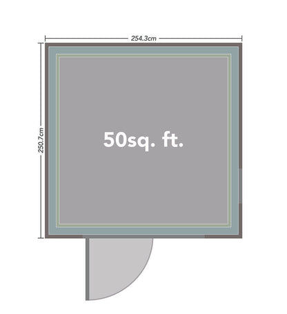 Forest Xtend 2.5M Garden Building - JJ Building Materials
