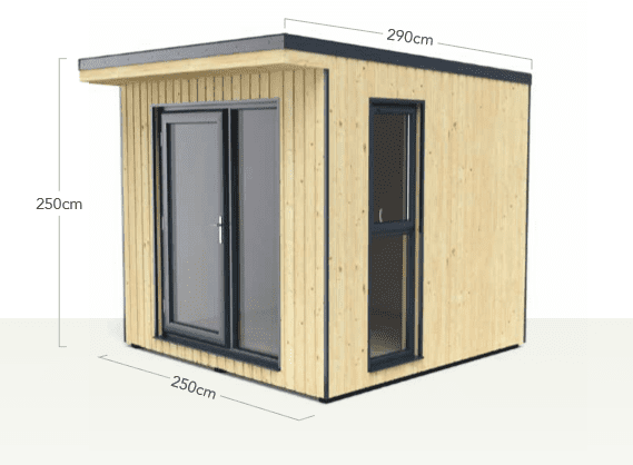 Forest Xtend 2.5M Premium Garden Building - JJ Building Materials