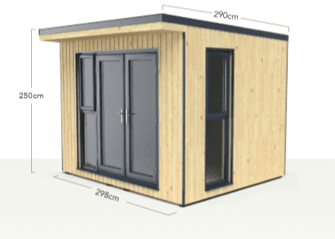 Forest Xtend 3.0M Premium Garden Building - JJ Building Materials