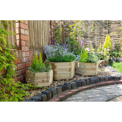 Forest York Hexagonal Planter - Set of 3 - JJ Building Materials