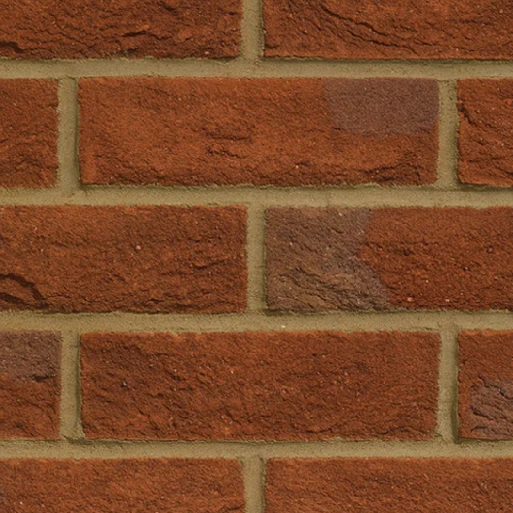 Forterra Oakthorpe Red Multi Facing Brick Pack of 495 - JJ Building Materials