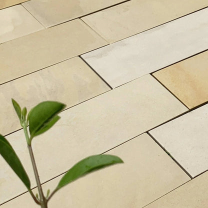 Fossil Sawn 20mm Sandstone Paving - 600×150mm - JJ Building Materials