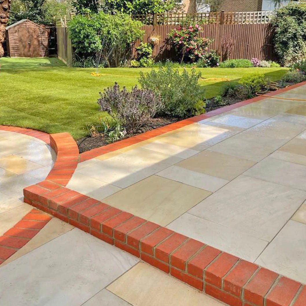 Fossil Sawn 20mm Sandstone Paving Slabs - Patio Kit - JJ Building Materials