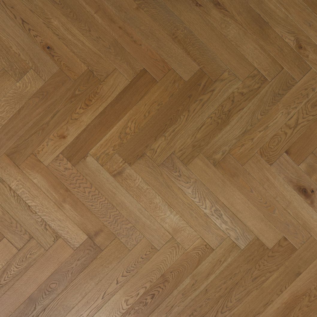 Foxley Oak Brushed Fusion Hybrid Engineered Wood Flooring - 1.92m2 Pack Size | Parquet Range - JJ Building Materials