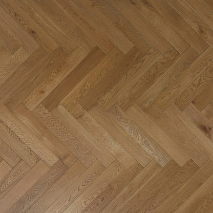 Foxley Oak Brushed Fusion Hybrid Engineered Wood Flooring - 1.92m2 Pack Size | Parquet Range - JJ Building Materials