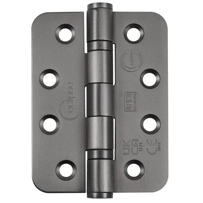Frisco Eclipse 102x76mm Ball Bearing Radius Corner Hinge Grade 13 - JJ Building Materials