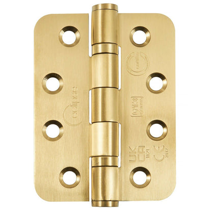 Frisco Eclipse 102x76mm Ball Bearing Radius Corner Hinge Grade 13 - JJ Building Materials