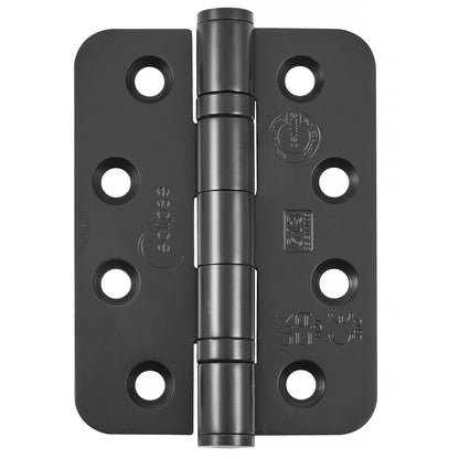 Frisco Eclipse 102x76mm Ball Bearing Radius Corner Hinge Grade 13 - JJ Building Materials