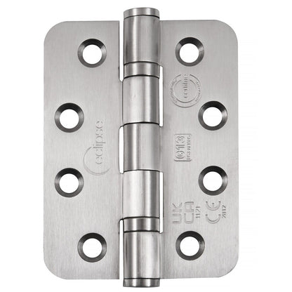 Frisco Eclipse 102x76mm Ball Bearing Radius Corner Hinge Grade 13 - JJ Building Materials