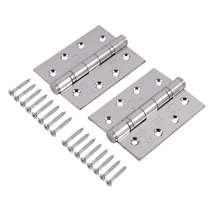 Frisco Eclipse 102x76mm Grade 11 Stainless Steel Ball Bearing Hinge - JJ Building Materials