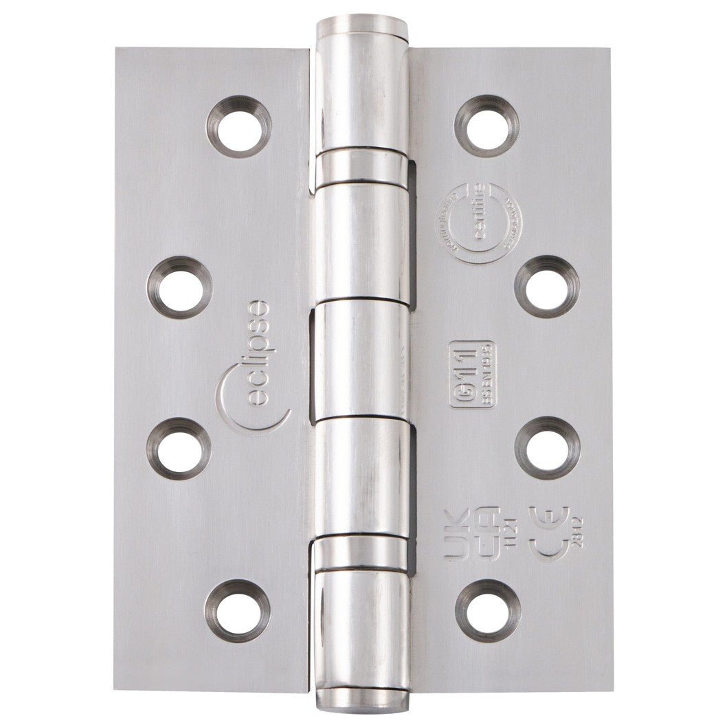 Frisco Eclipse 102x76mm Grade 11 Stainless Steel Ball Bearing Hinge - JJ Building Materials