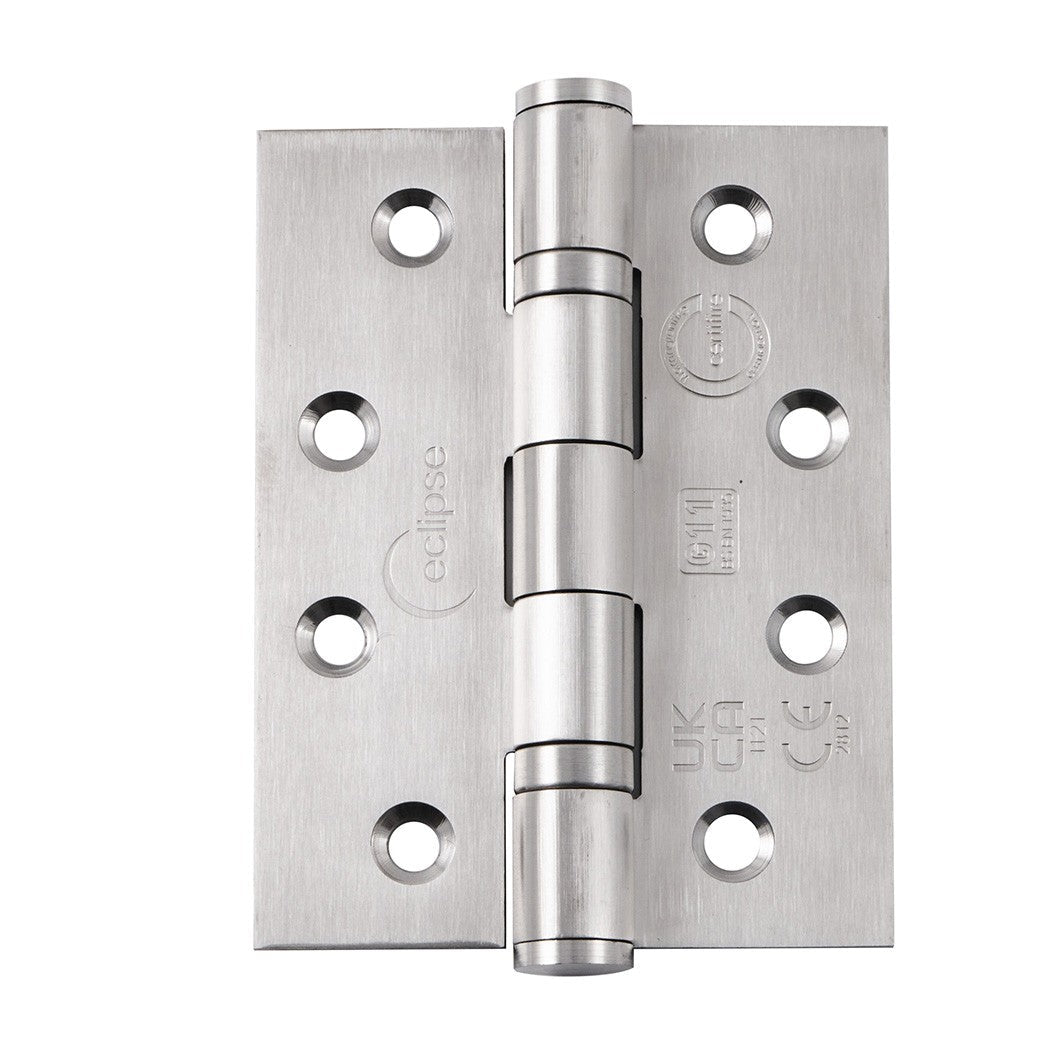 Frisco Eclipse 102x76mm Grade 11 Stainless Steel Ball Bearing Hinge - JJ Building Materials