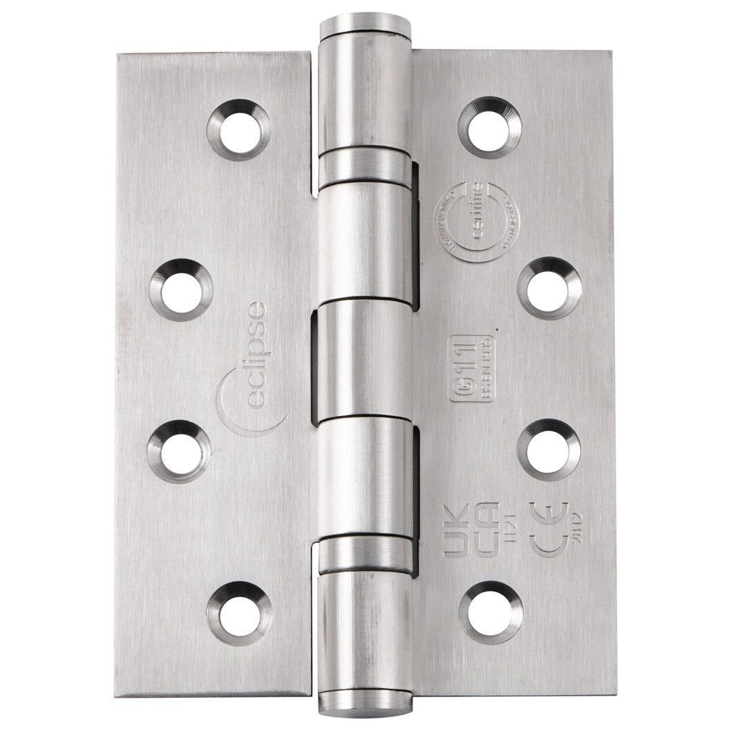 Frisco Eclipse 102x76mm Grade 11 Stainless Steel Ball Bearing Hinge - JJ Building Materials