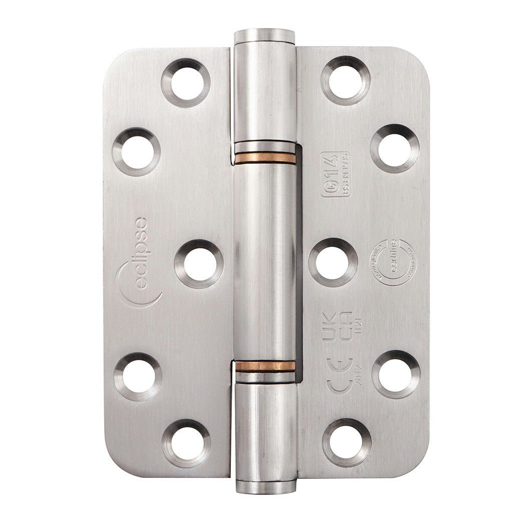 Frisco Eclipse 102x76mm Grade 14 Stainless Steel Radius Thrust Bearing Hinge - JJ Building Materials