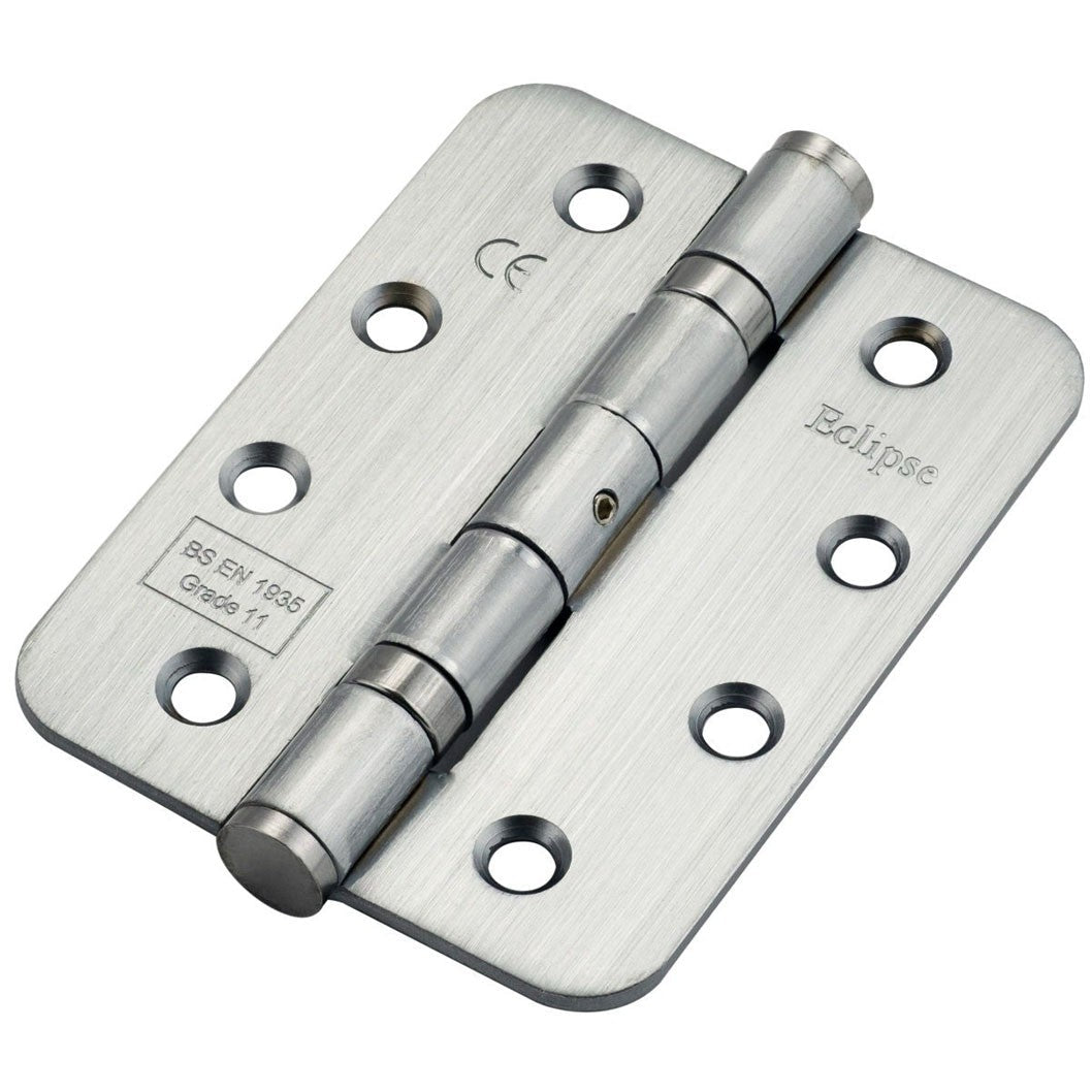 Frisco Eclipse 102x76x2.7mm Ball Bearing Radius Corner Hinge Grade 11 - JJ Building Materials