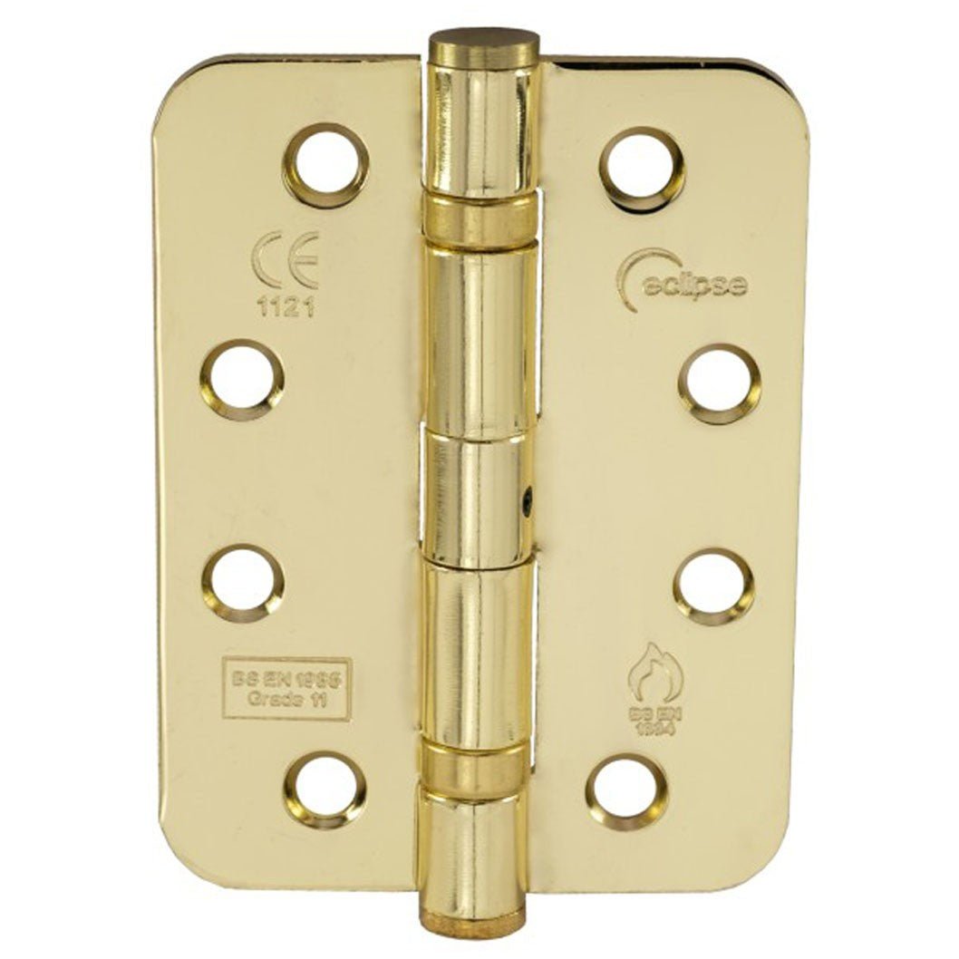 Frisco Eclipse 102x76x2.7mm Ball Bearing Radius Corner Hinge Grade 11 - JJ Building Materials