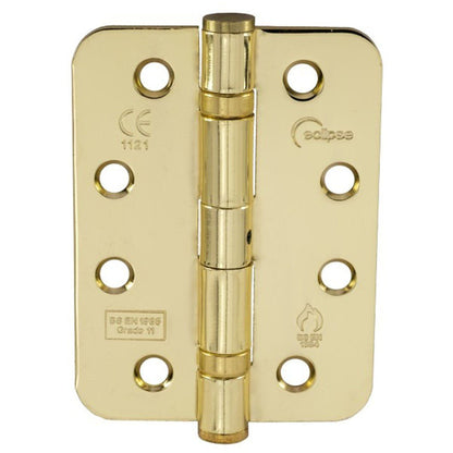 Frisco Eclipse 102x76x2.7mm Ball Bearing Radius Corner Hinge Grade 11 - JJ Building Materials