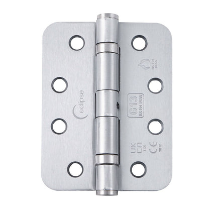 Frisco Eclipse 102x76x2.7mm Ball Bearing Radius Corner Hinge Grade 13 - JJ Building Materials
