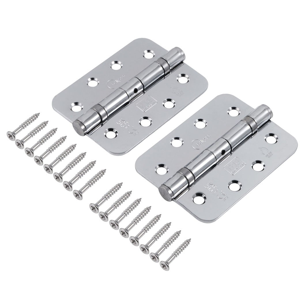 Frisco Eclipse 102x76x2.7mm Ball Bearing Radius Corner Hinge Grade 13 - JJ Building Materials