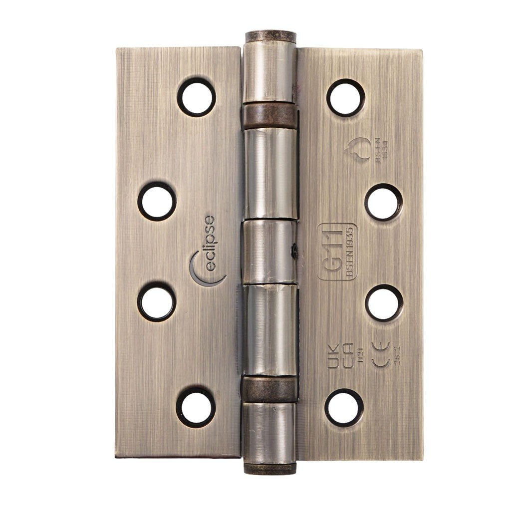 Frisco Eclipse 102x76x2.7mm Grade 11 Mild Steel Ball Bearing Hinge - JJ Building Materials