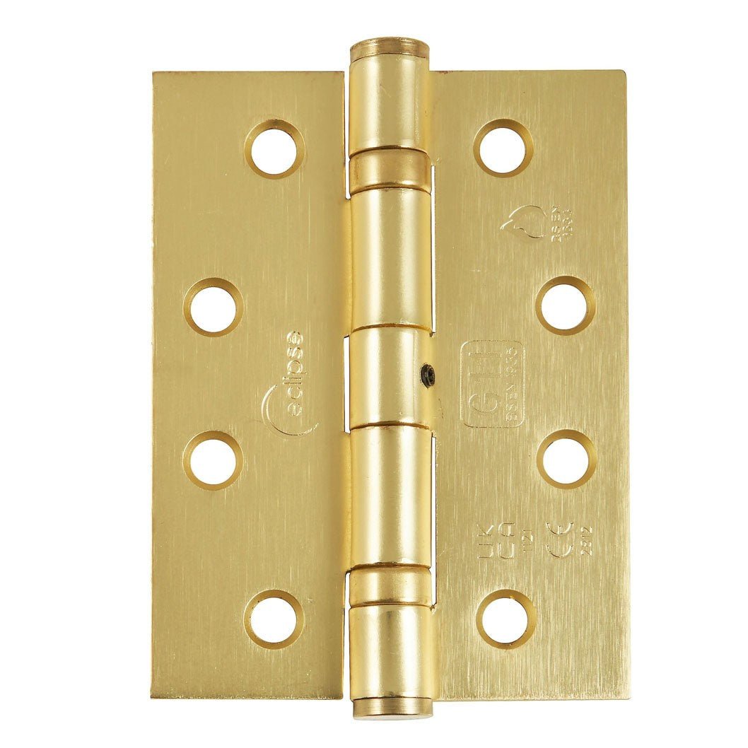 Frisco Eclipse 102x76x2.7mm Grade 11 Mild Steel Ball Bearing Hinge - JJ Building Materials