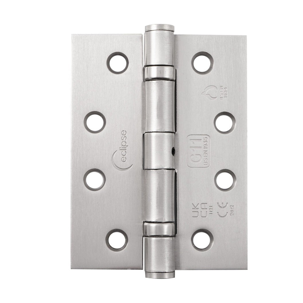 Frisco Eclipse 102x76x2.7mm Grade 11 Mild Steel Ball Bearing Hinge - JJ Building Materials