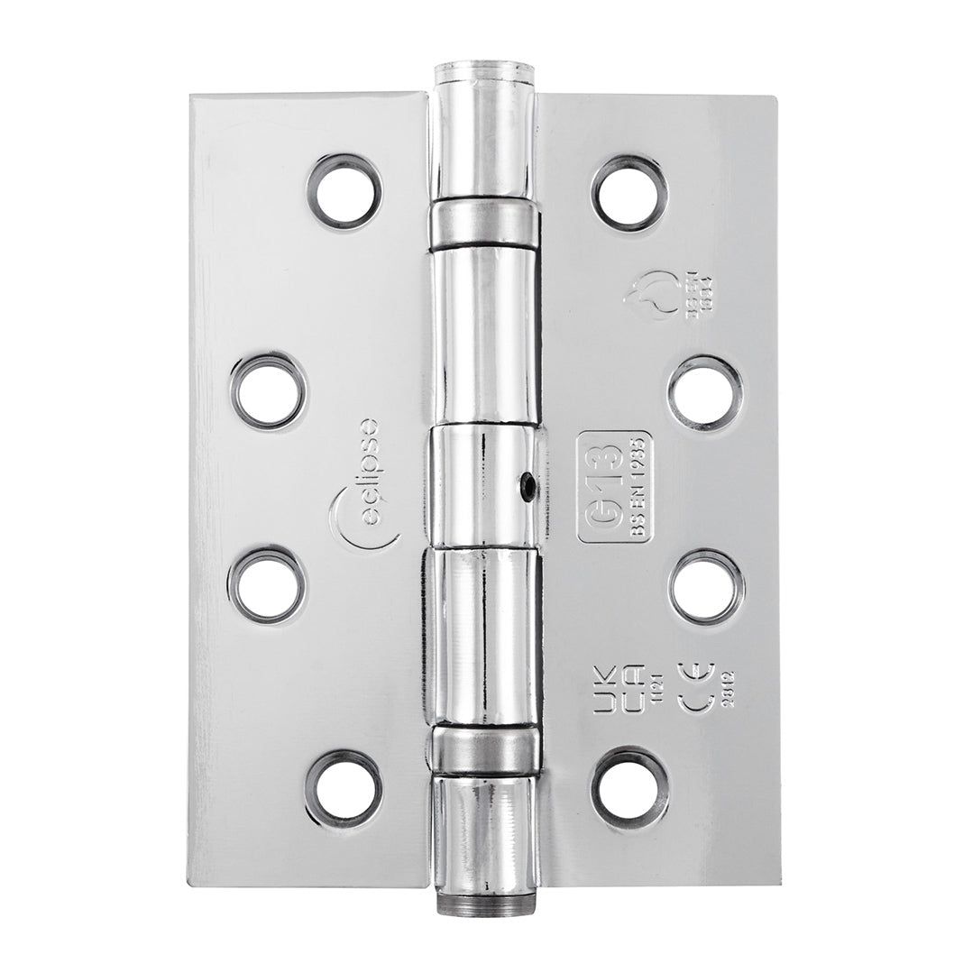 Frisco Eclipse 102x76x2.7mm Grade 13 Mild Steel Ball Bearing Hinge - JJ Building Materials
