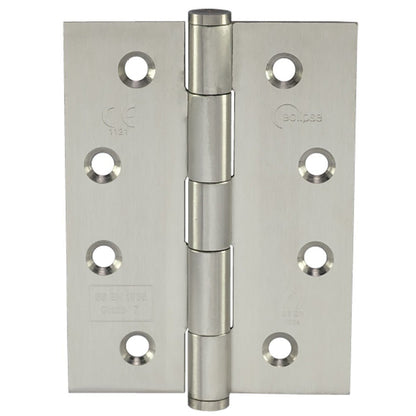Frisco Eclipse 102x76x2mm Satin Stainless Steel Grade 7 Plain Bearing Hinge - JJ Building Materials
