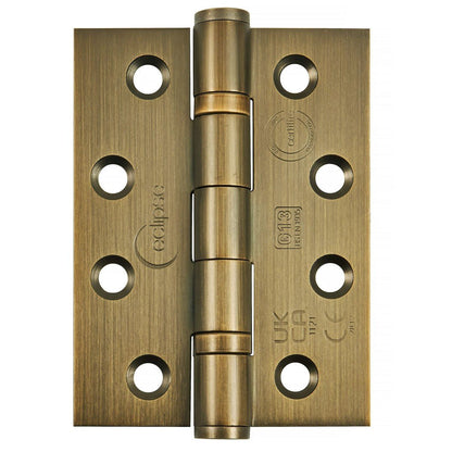 Frisco Eclipse 102x76x3mm Ball Bearing Hinge Grade 13 (Pre-Pack) - JJ Building Materials