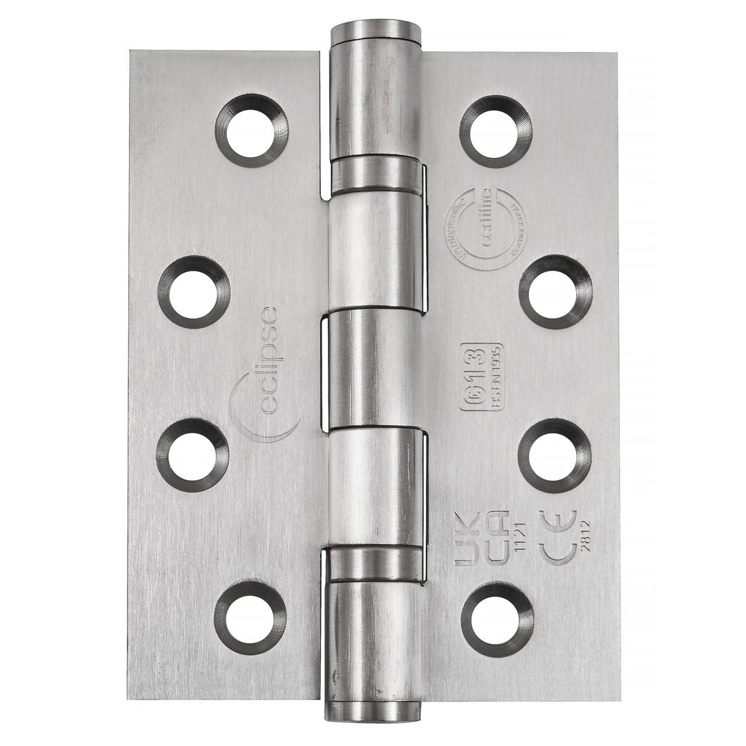 Frisco Eclipse 102x76x3mm Ball Bearing Hinge Grade 13 (Pre-Pack) - JJ Building Materials