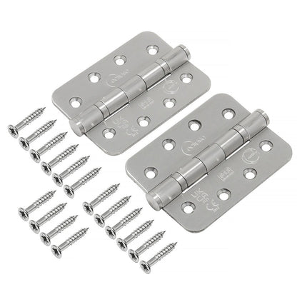Frisco Eclipse 102x76x3mm Ball Bearing Hinge Radius Grade 13 - JJ Building Materials