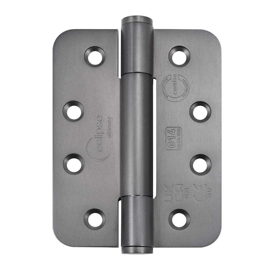 Frisco Eclipse 102x76x3mm Concealed Bearing Hinge Radius Grade 14 SS201 - JJ Building Materials