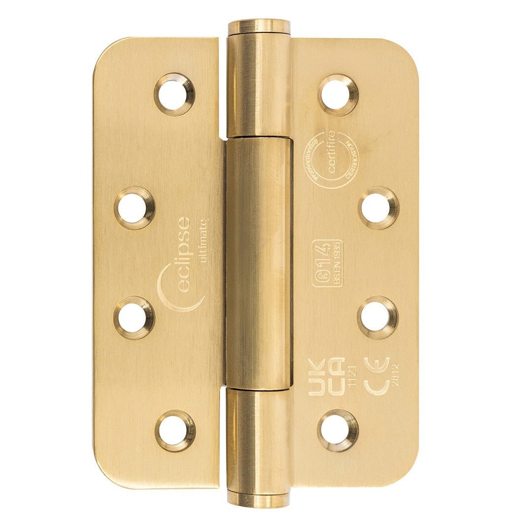 Frisco Eclipse 102x76x3mm Concealed Bearing Hinge Radius Grade 14 SS201 - JJ Building Materials