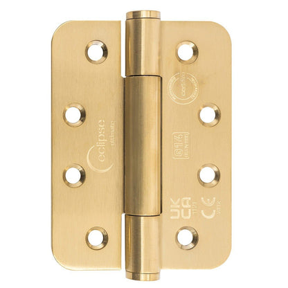 Frisco Eclipse 102x76x3mm Concealed Bearing Hinge Radius Grade 14 SS201 - JJ Building Materials