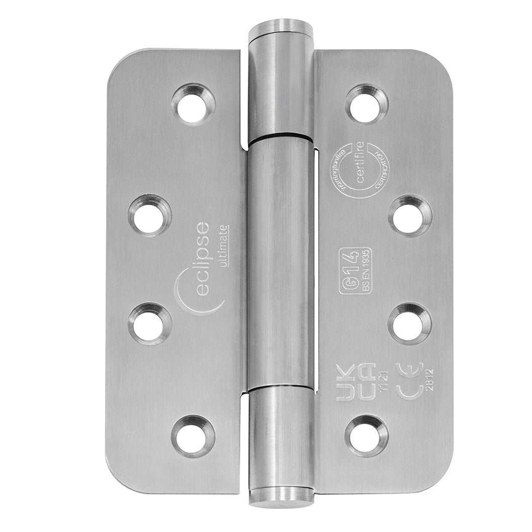 Frisco Eclipse 102x76x3mm Concealed Bearing Hinge Radius Grade 14 SS201 - JJ Building Materials