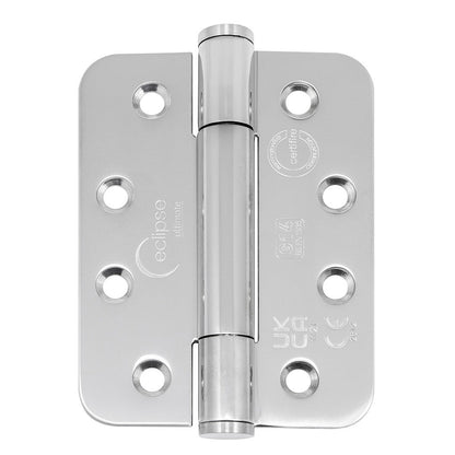 Frisco Eclipse 102x76x3mm Concealed Bearing Hinge Radius Grade 14 SS201 - JJ Building Materials