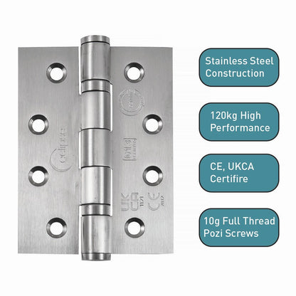 Frisco Eclipse 102x76x3mm Grade 13 Ball Bearing Hinge - JJ Building Materials