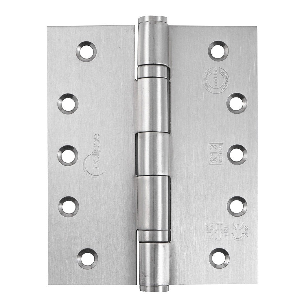 Frisco Eclipse 127x102mm Grade 13 Stainless Steel Ball Bearing Hinge - JJ Building Materials