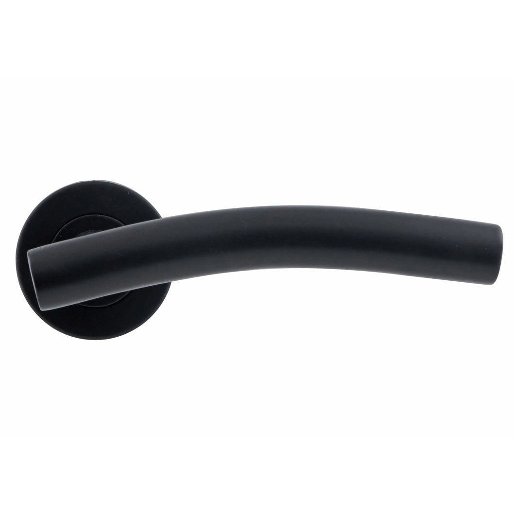 Frisco Eclipse 19mm Arched Lever On Rose Set - JJ Building Materials