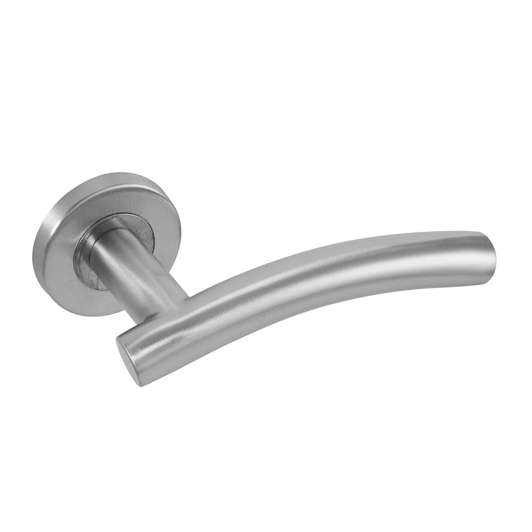 Frisco Eclipse 19mm Arched Lever On Rose Set - JJ Building Materials
