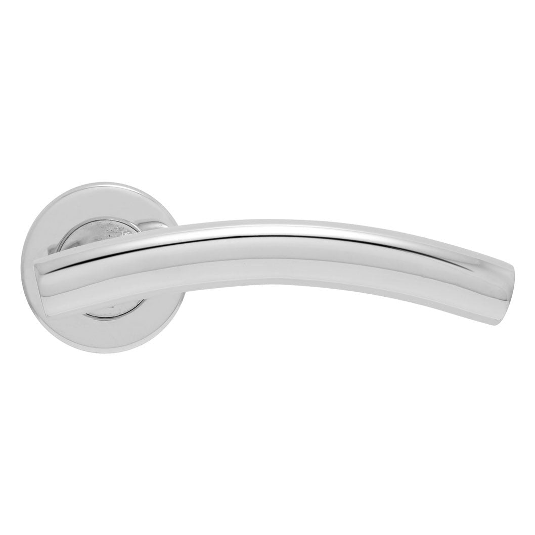 Frisco Eclipse 19mm Arched Lever On Rose Set - JJ Building Materials
