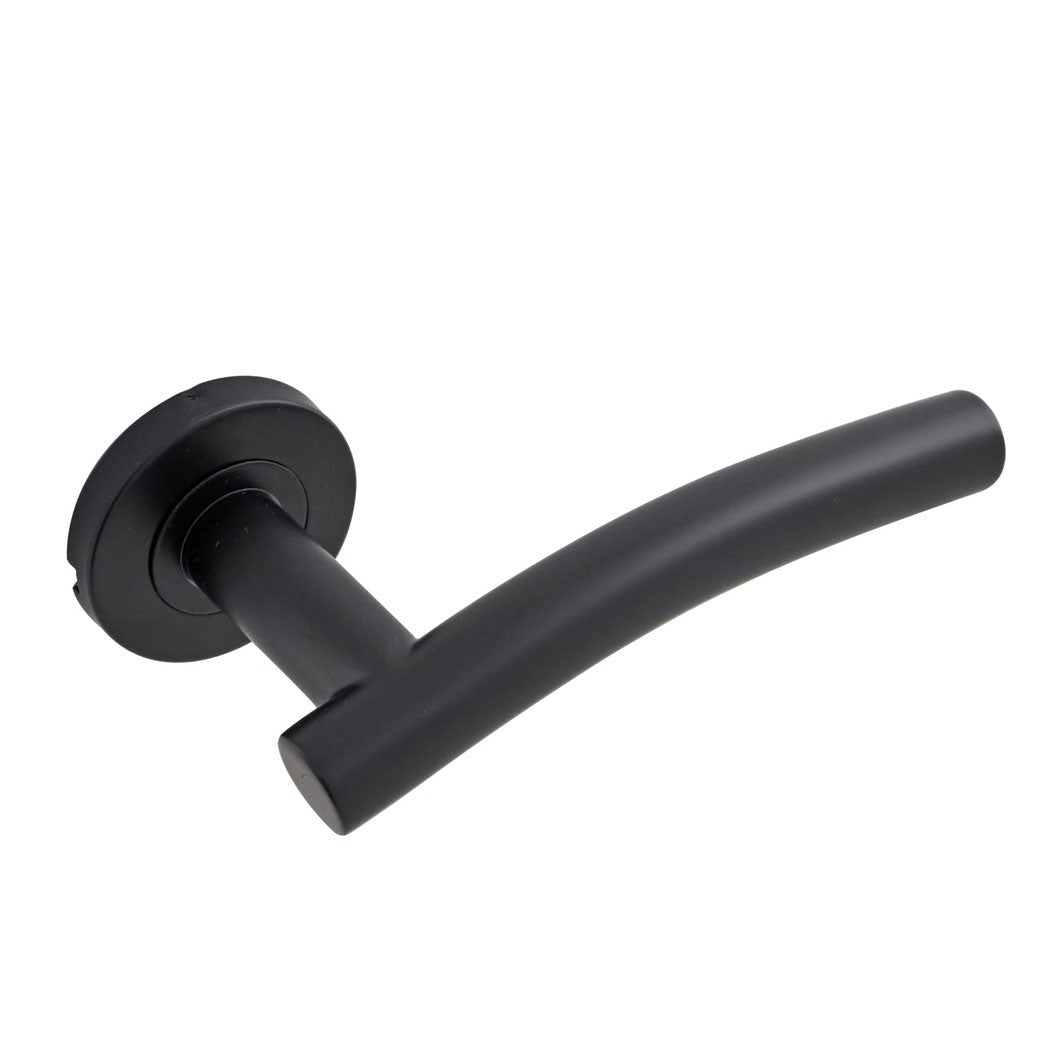 Frisco Eclipse 19mm Arched Lever On Rose Set - JJ Building Materials