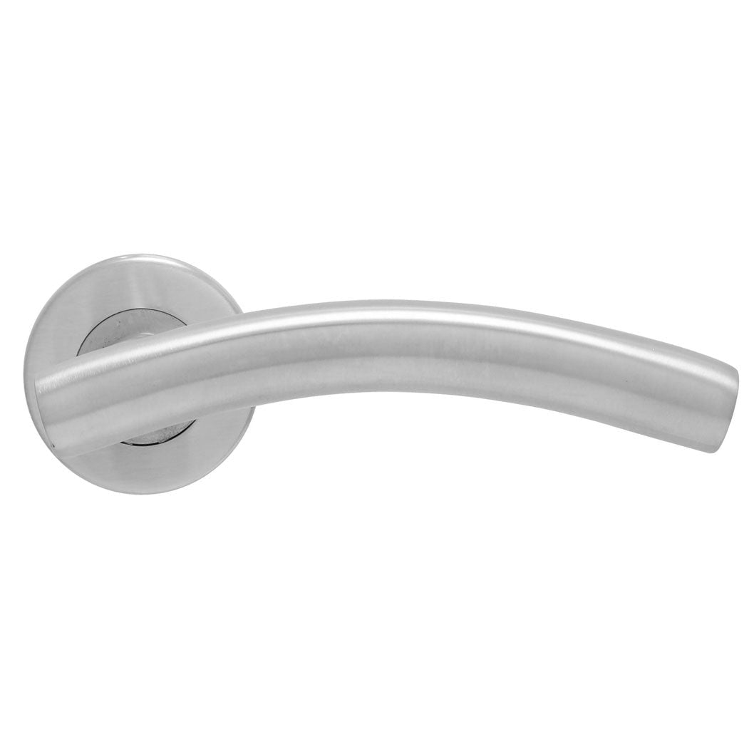 Frisco Eclipse 19mm Arched Lever On Rose Set - JJ Building Materials