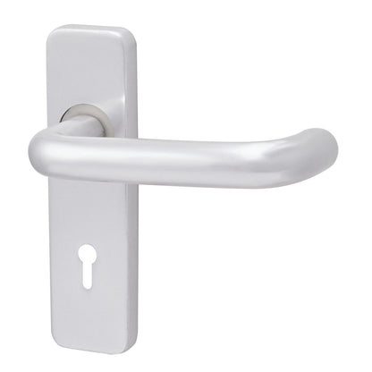 Frisco Eclipse 19mm Satin Anodised Aluminium RTD Lever On Backplate - JJ Building Materials
