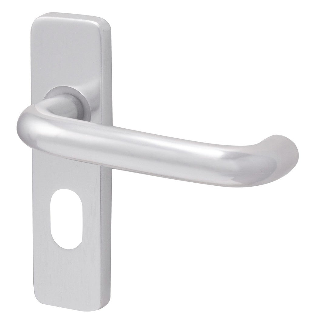 Frisco Eclipse 19mm Satin Anodised Aluminium RTD Lever On Backplate - JJ Building Materials