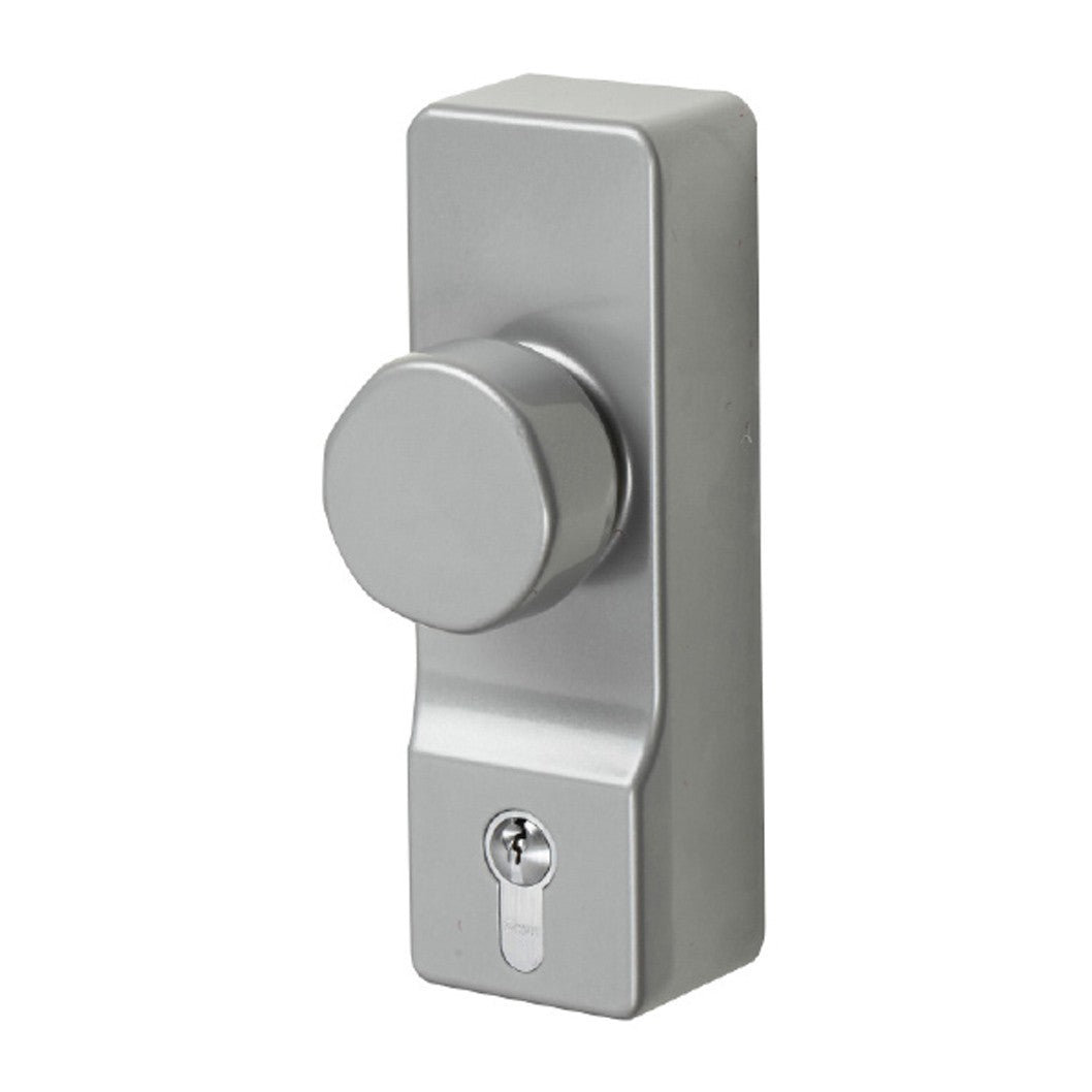 Frisco Eclipse 302EC Silver Outside Access Device with Cylinder - JJ Building Materials