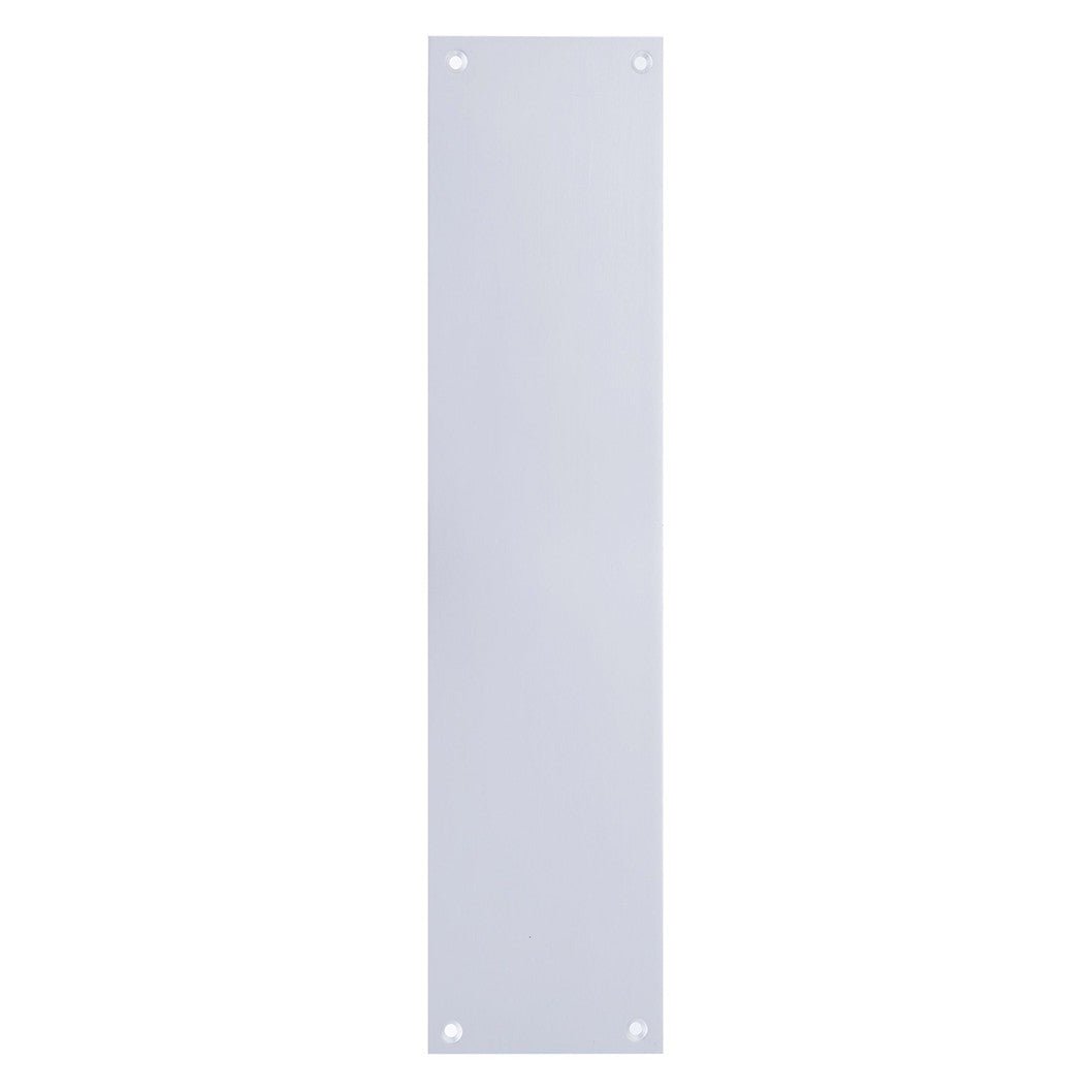Frisco Eclipse 305x75mm Satin Anodised Aluminium Finger Plate (Pre-Pack) - JJ Building Materials