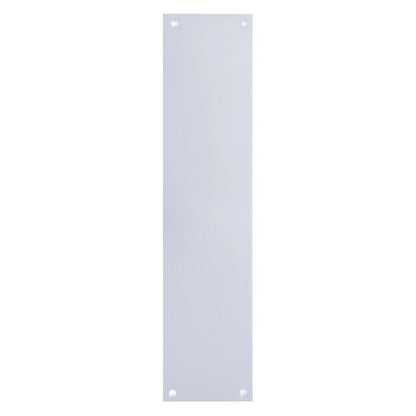 Frisco Eclipse 305x75mm Satin Anodised Aluminium Finger Plate (Pre-Pack) - JJ Building Materials
